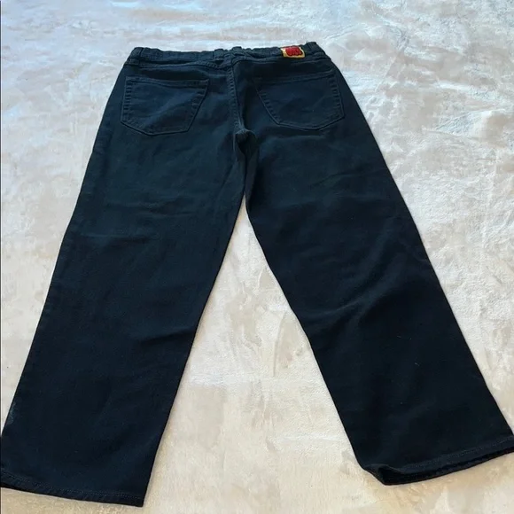 Y2K Empyre Black Baggy Skater 🛹 Loose Fit Streetwear Relaxed Grunge EUC SZ 28X26 - Picture 2 of 9